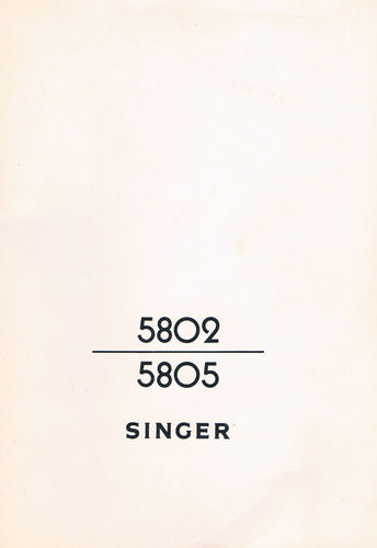Singer "5802"